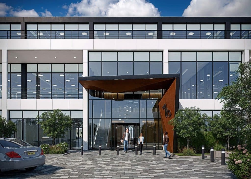 Outside of Guildford Business Park 1b